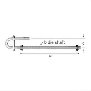 Gal Top Strap Adj 16x400mm Gg0064