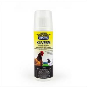 Vetsense Kilverm Poultry Wormer 125ml