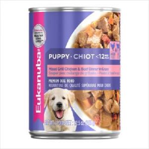 Euk Puppy Cuts Ckn & Beef 349gr Cans