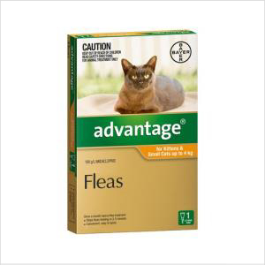 Bayer Advantage Cat 0-4 Kg 6 Pack