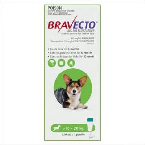 Bravecto Spot On Dog Medium 10-20kg