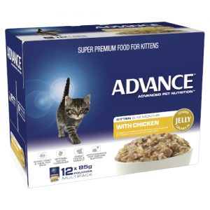 Advance Kitten Chicken In Jelly 12x85g